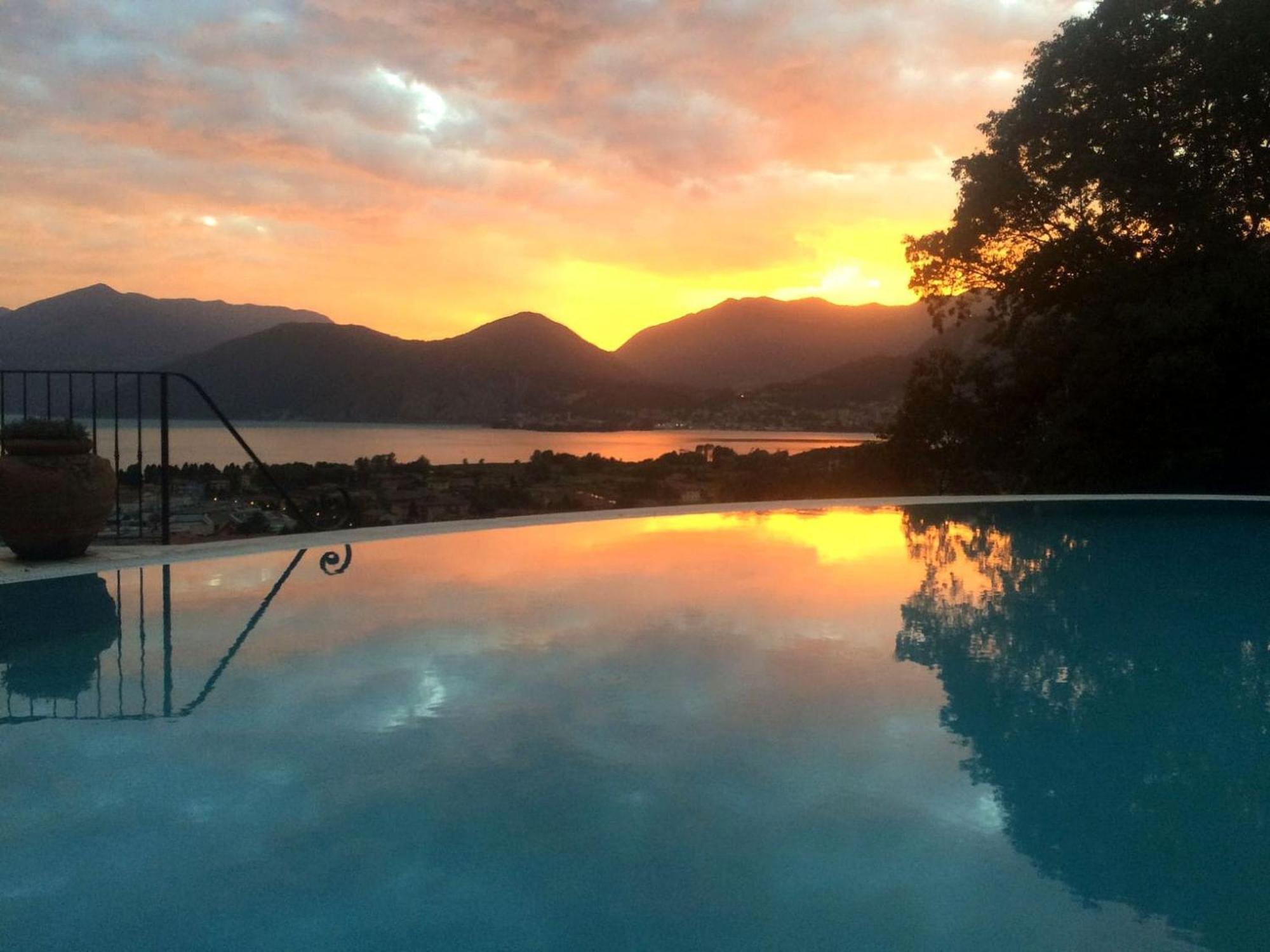 Villa In Pisogne With Pool Garden And Lake View 外观 照片